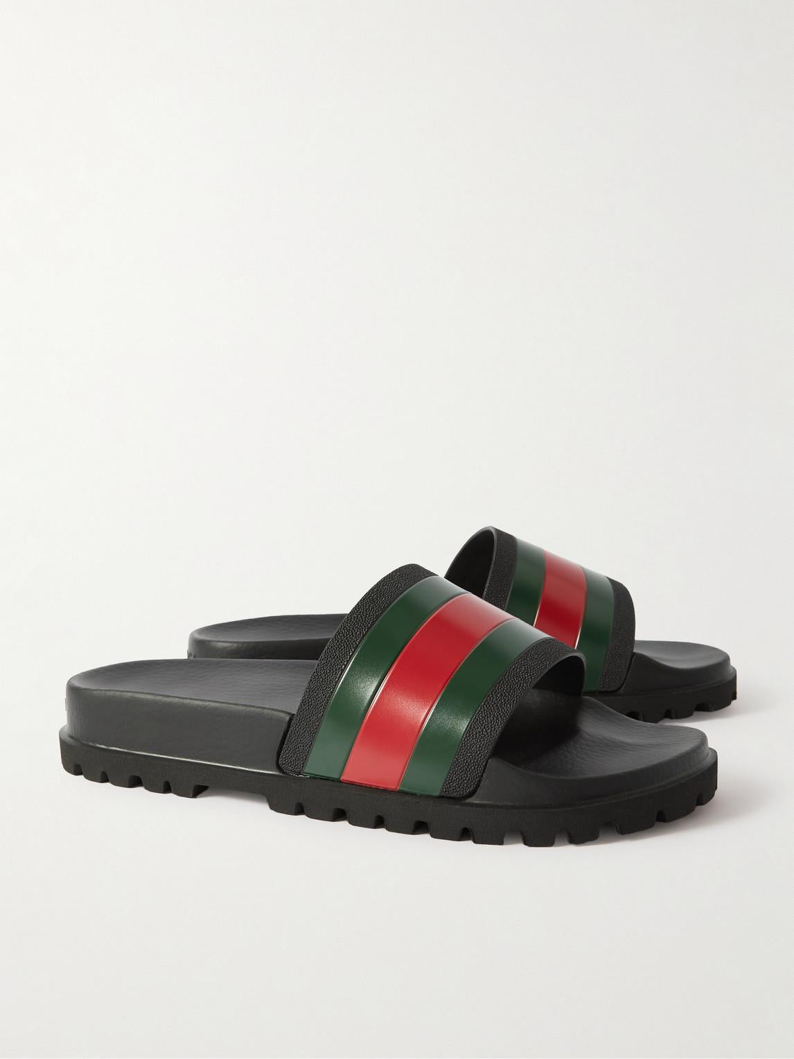Gucci Pursuittreck Striped
Rubber Slides