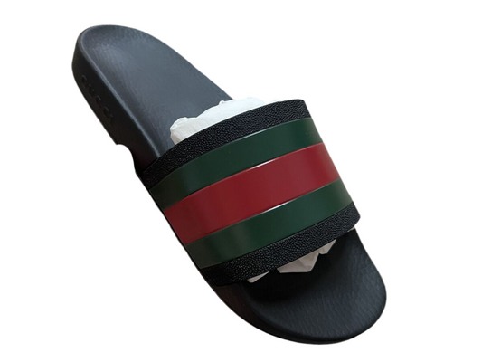 Gucci Pursuittreck Striped
Rubber Slides